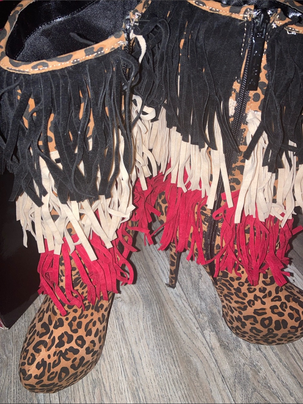 Alba Leopard/Multi Platform Women's Shoes